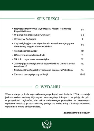 Spis treści „Redakcji SZ” 2024