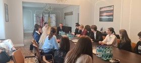 Spotkanie Wasylem Zwaryczem w ambasadzie Ukrainy, 2023