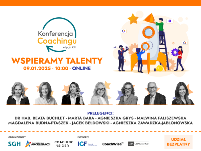 grafika promująca XIII Konferencja Coachingu