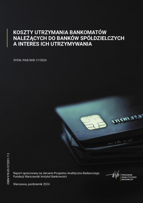 Koszty utrzymania bankomatów należących do banków spółdzielczych a interes ich utrzymywania