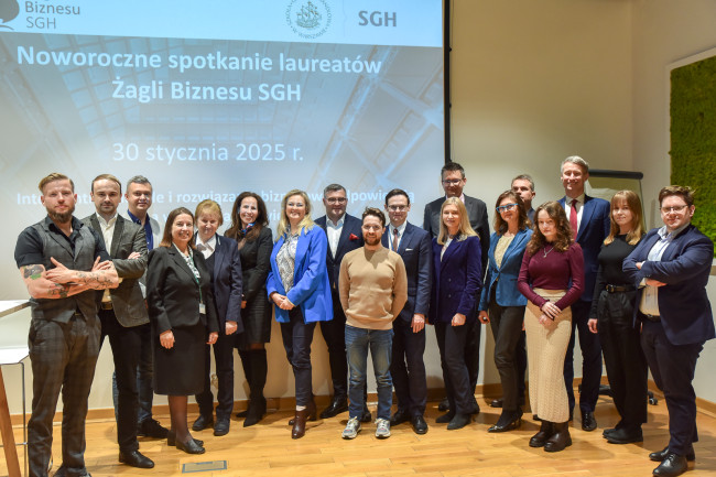 Noworoczne spotkanie laureatów Żagli_Biznesu