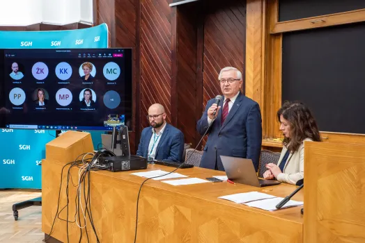 Otwarcie konferencji - Prorektor dr hab. Roman Sobiecki, prof. SGH