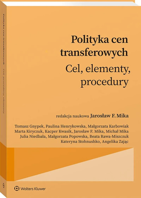 Publikacja Polityka cen transferowych