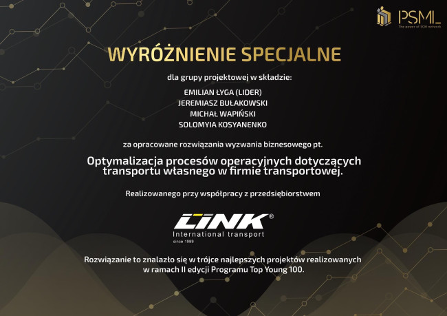 wyróżnienie specjalne