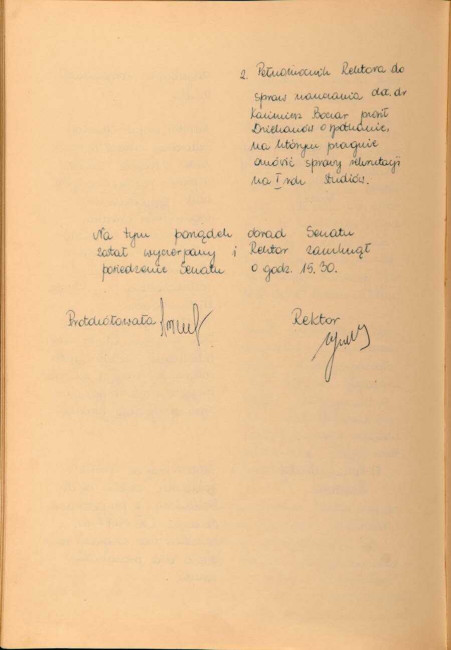 Protokół z posiedzenia Senatu Akademickiego SGPiS w dniu 29 czerwca 1967 roku