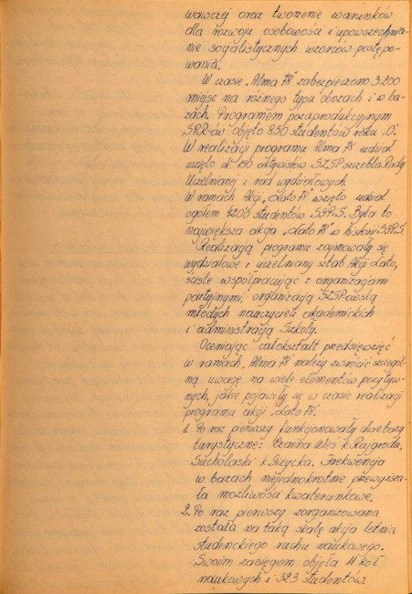 Protokół z posiedzenia Senatu Akademickiego SGPiS w dniu 15 listopada 1978 roku