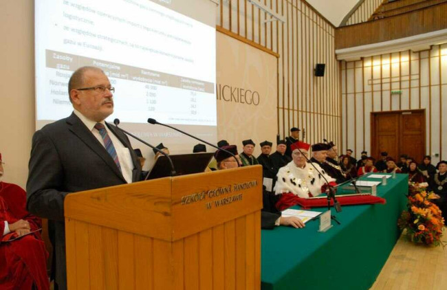 Inauguracja roku akademickiego 2014/2015. Wykład inauguracyjny wygłasza prof. Wojciech Paprocki