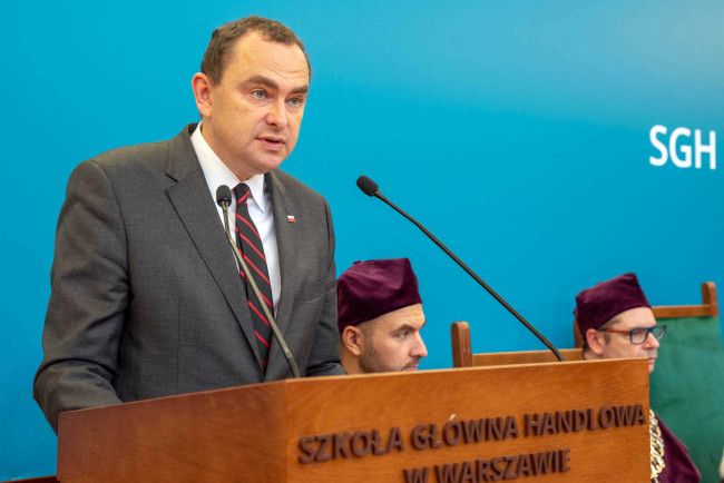 Inauguracja roku akademickiego 2019/2020. Sekretarz stanu Adam Kwiatkowski