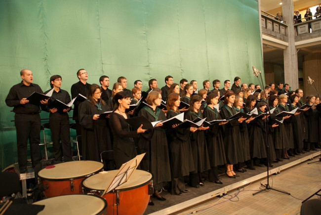 Święto SGH, 18 kwietnia 2007 roku, występ Chóru Akademickiego SGH