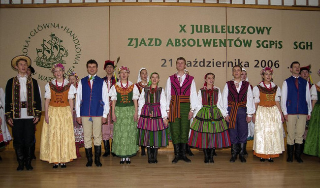 X Zjazd Absolwentów, 21 października 2006 roku. Zespół Pieśni i Tańca SGH