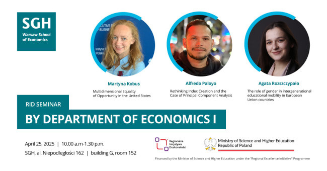 RID Seminar by Department of Economics I