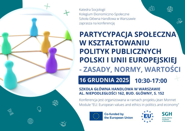 Partycypacja społeczna w kształtowaniu polityk publicznych Polski i Unii Europejskiej – zasady, normy, wartości