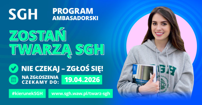 Zostań twarzą SGH