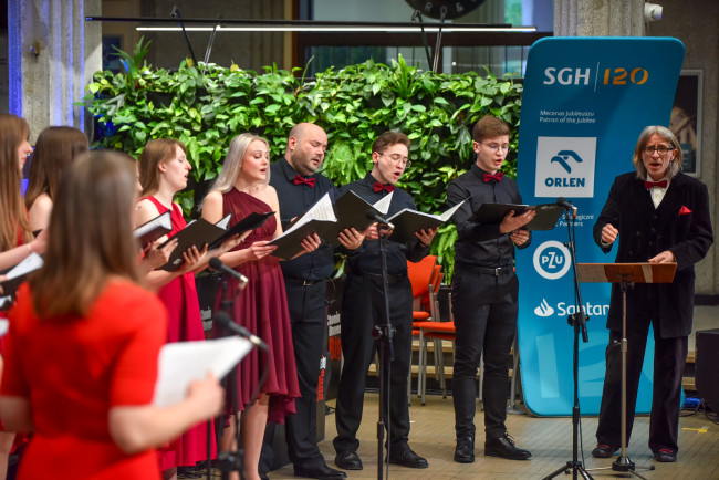Koncert jubileuszowy występ chóru