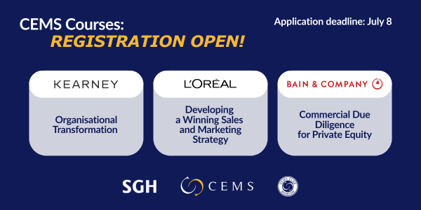 Registration for CEMS courses with CPs