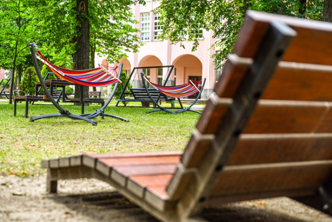 Strefa Chillout w Ogrodach Rektorskich