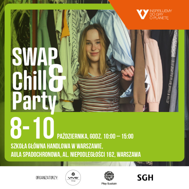 SwapChill&Party plakat