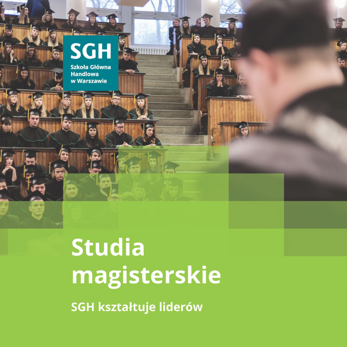 Okładka informatora Studia magisterskie w SGH