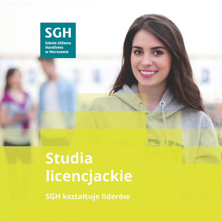 Okładka informatora studia licencjackie w SGH