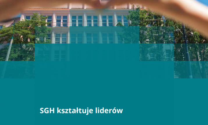 Okładka informatora SGH kształtuje liderów