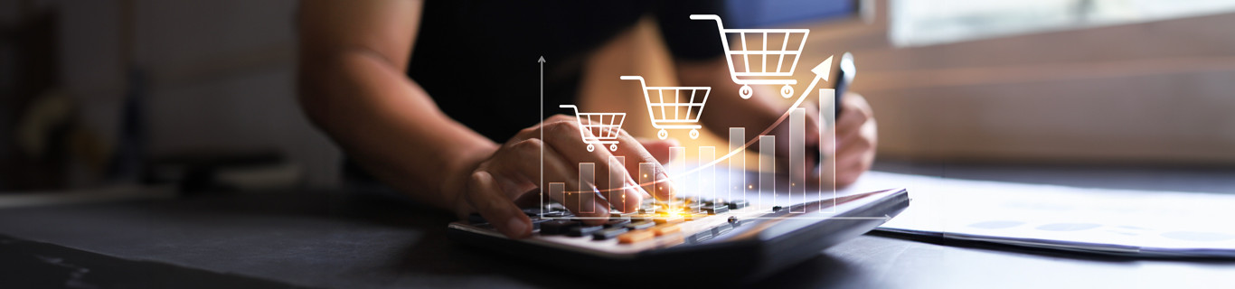 e-commerce wykresy i symbole