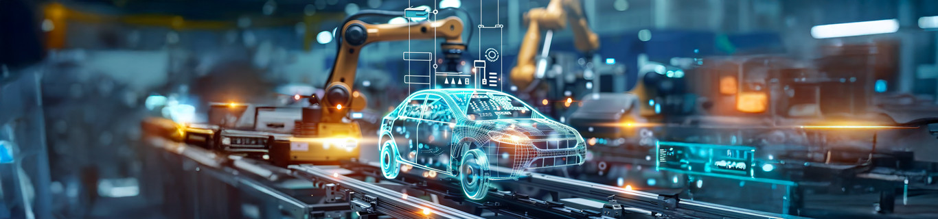 Advancements in Artificial Intelligence and Machine Learning are transforming to automotive robot hand car assembly plant, car manufacturing 