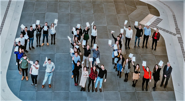 Central Europe Connect - group photo at WU Wien