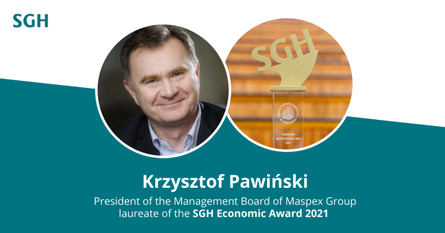 SGH Economic Award – Krzysztof Pawiński