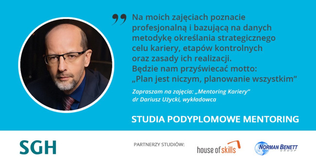 Mentoring Kariery zaproszenie na zajęcia