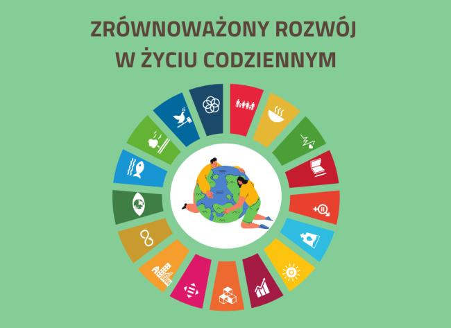 grafika promująca konkurs PRiME „Zrównoważony rozwój w życiu codziennym”