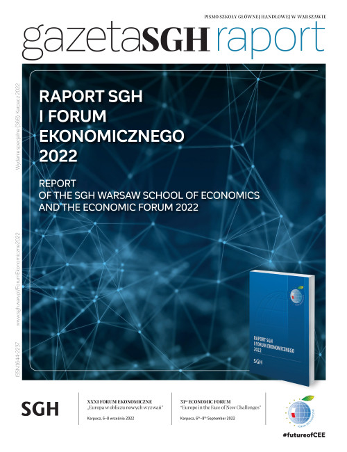 okładka wydania specjalnego Gazety SGH raport 2022