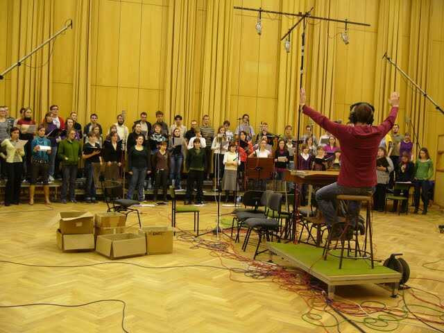 Studio Koncertowe Polskiego Radia im. Witolda Lutosławskiego, nagrywanie płyty „Gospel Mass”, grudzień 2009 roku