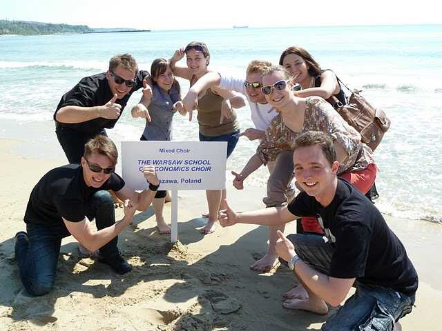 Varna, Bułgaria, Międzynarodowy Konkurs Chóralny z cyklu European Grand Prix, Chór SGH zajął drugie miejsce, maj 2011 roku