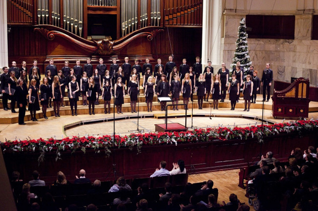 Filharmonia Narodowa w Warszawie, samodzielny koncert Chóru SGH w ramach cyklu koncertów Czwartkowe Spotkania Muzyczne, grudzień 2013 roku