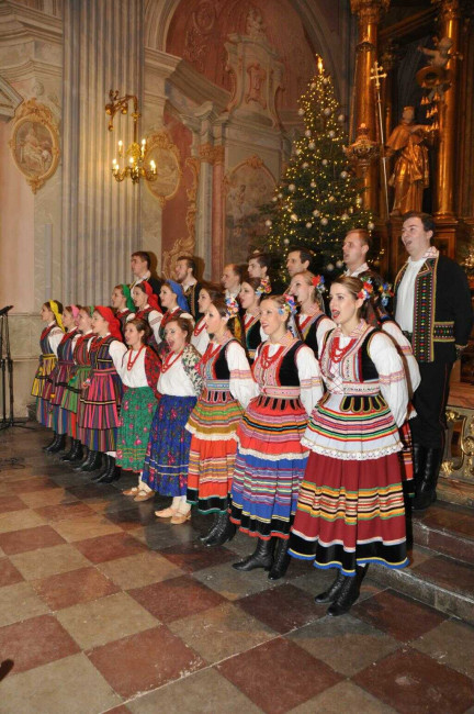 Zespół Pieśni i Tańca. Koncert Kolęd w Kościele Akademickim św. Anny w Warszawie, styczeń 2015 roku