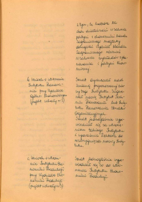 Protokół z posiedzenia Senatu Akademickiego SGPiS w dniu 29 czerwca 1967 roku