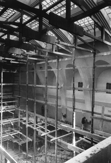 Odbudowa Budynku A, 1945-1947
