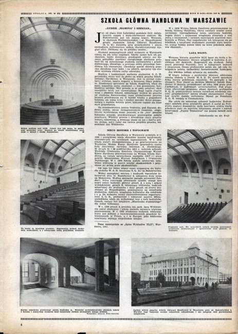 Szkoła Główna Handlowa w Warszawie 1, Stolica, nr 44, 16 listopada-22 listopada 1947