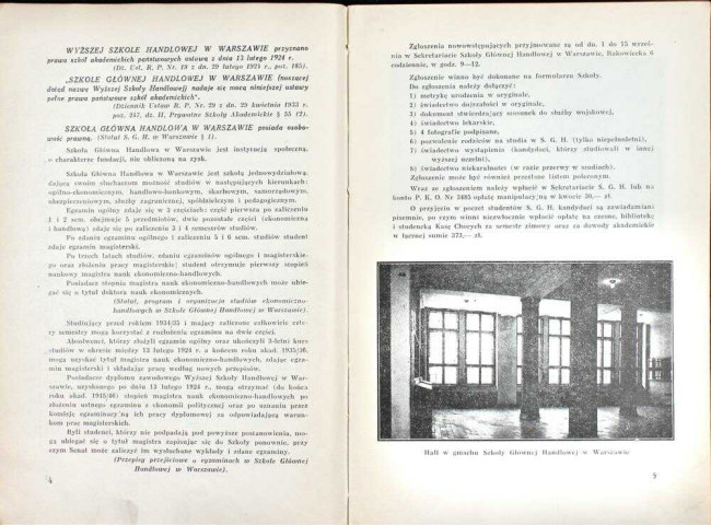 strony składu osobowego i spisu wykładów na rok akademicki 1937/38