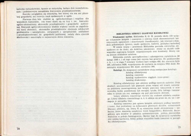 strony składu osobowego i spisu wykładów na rok akademicki 1945/46