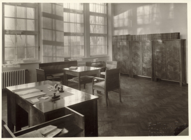 Biblioteka, gabinet dyrektora biblioteki, lata 1930- 1933