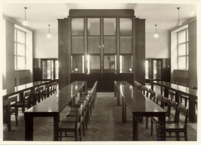 Biblioteka, pokój katalogowy, lata 1930- 1933
