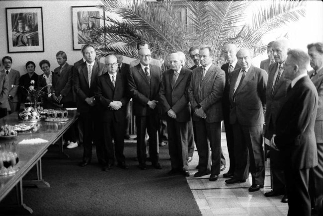 Inauguracja roku akademickiego 1984/1985  Spotkanie w Sali Senatu