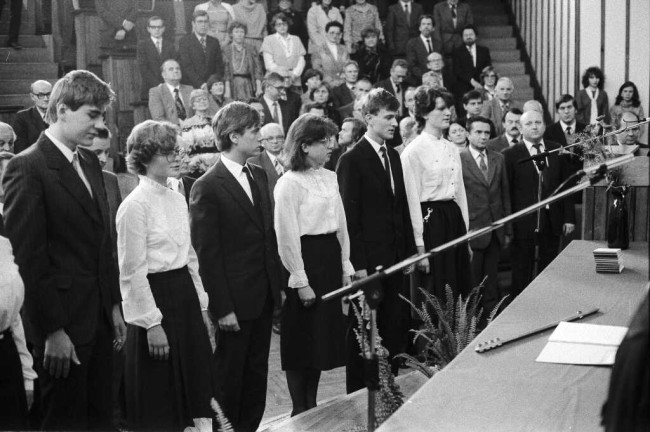 Inauguracja roku akademickiego 1985/1986  Immatrykulacja