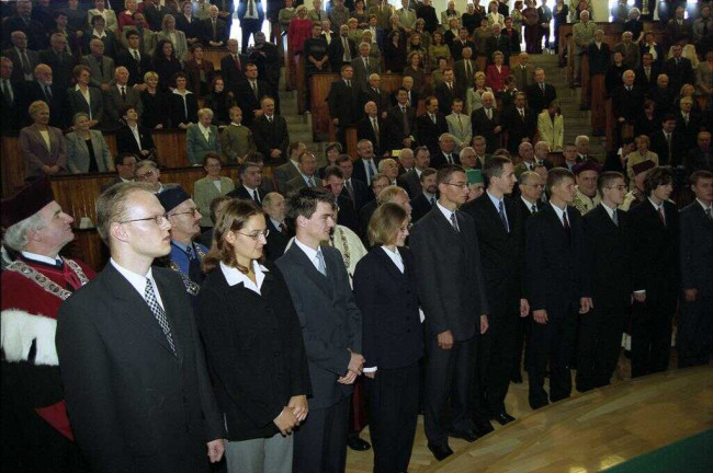 Inauguracja roku akademickiego 2002/2003. Immatrykulacja