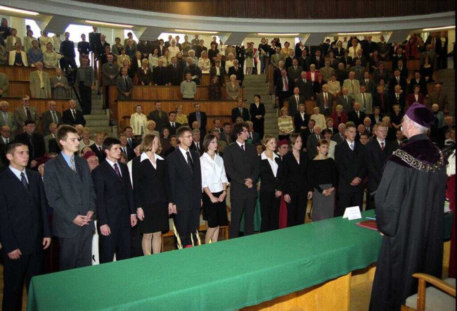 Inauguracja roku akademickiego 2003/2004. Immatrykulacja