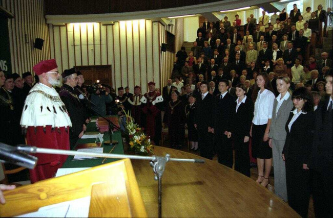 Inauguracja roku akademickiego 2004/2005. Immatrykulacja