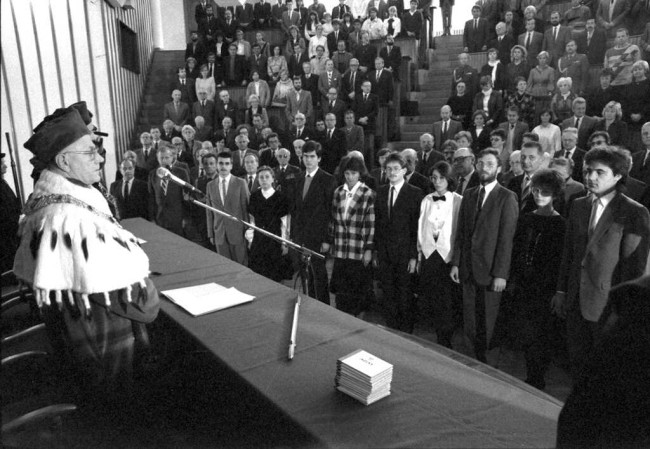 Inauguracja roku akademickiego 1987/1988  Immatrykulacja