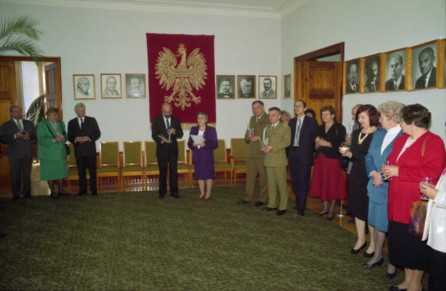 Inauguracja roku akademickiego 1993/1994. Spotkanie w Sali Senatu 