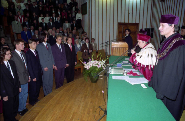 Inauguracja roku akademickiego 1993/1994. Immatrykulacja